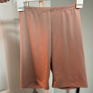 SHEIN Blush Elastic Waist Shorts